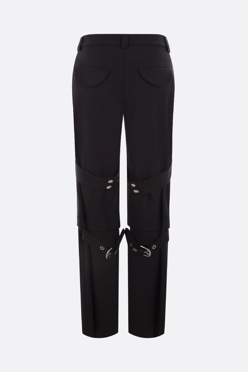 OFF WHITE Pantalone Cargo In Misto Lana