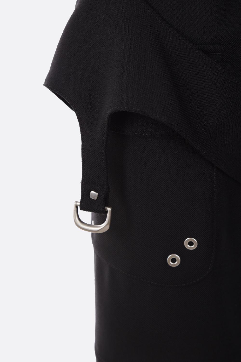 OFF WHITE Pantalone Cargo In Misto Lana