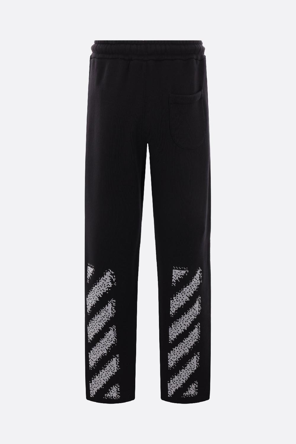 OFF WHITE Pantalone Jogging Pixel Diag In Jersey