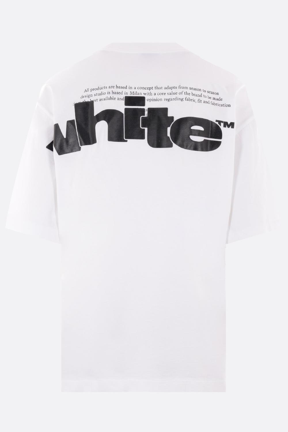 OFF WHITE T-shirt Skate In Cotone