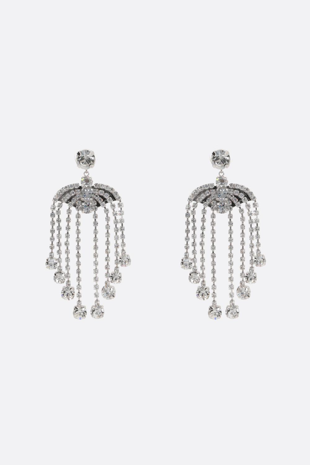 SELF PORTRAIT Orecchini Crystal Chanderlier In Metallo