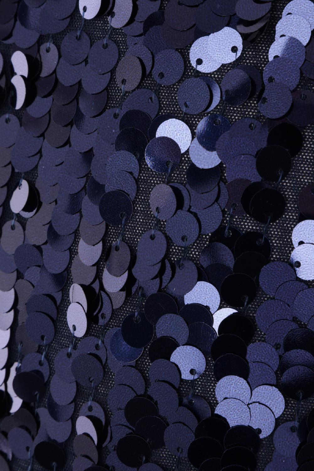 OSEREE Abito Smanicato In Rete Con Paillettes