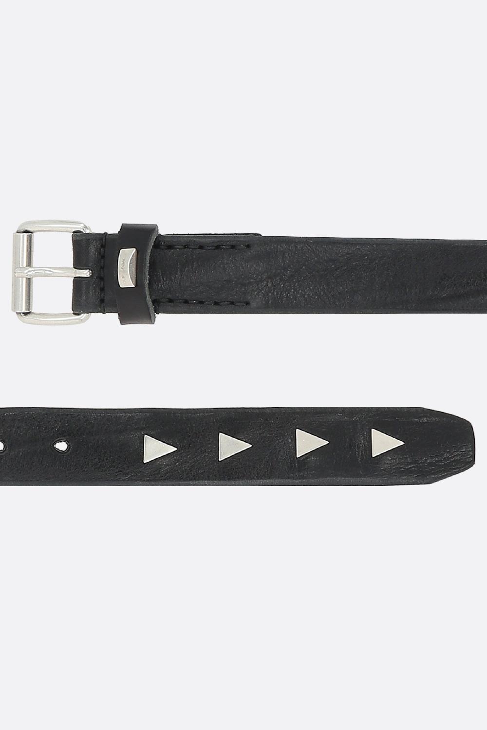 OUR LEGACY Cintura Arrow Head In Pelle Liscia