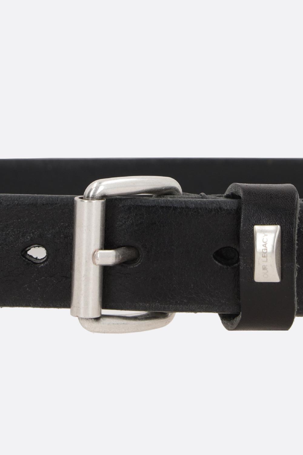 OUR LEGACY Cintura Arrow Head In Pelle Liscia