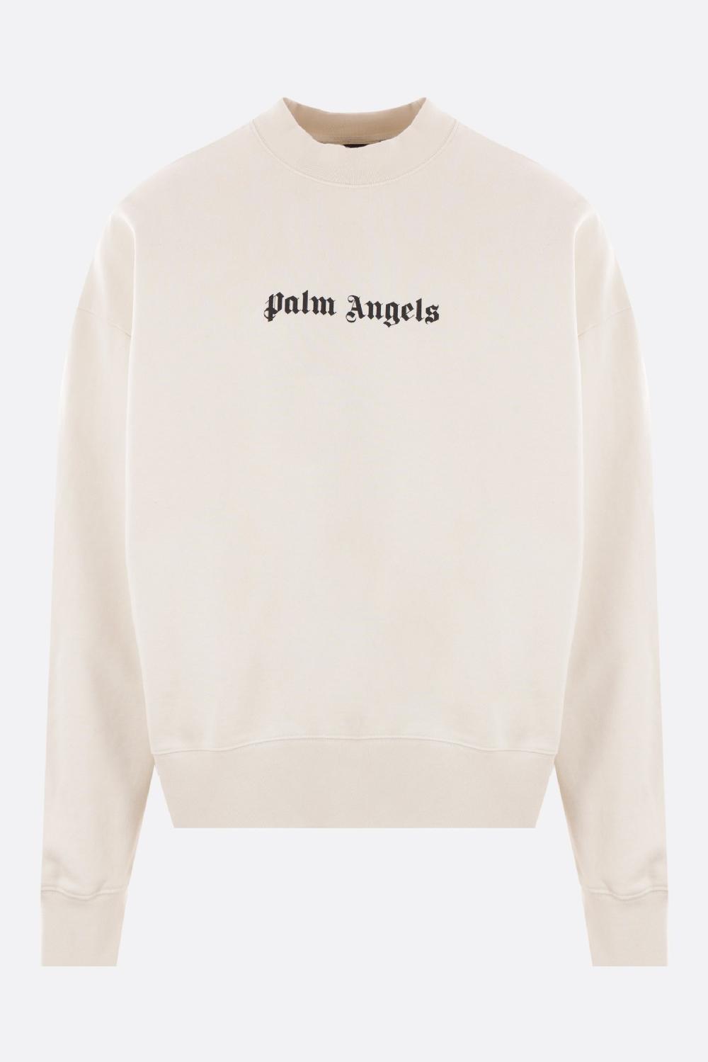 PALM ANGELS felpa in jersey stampa logo