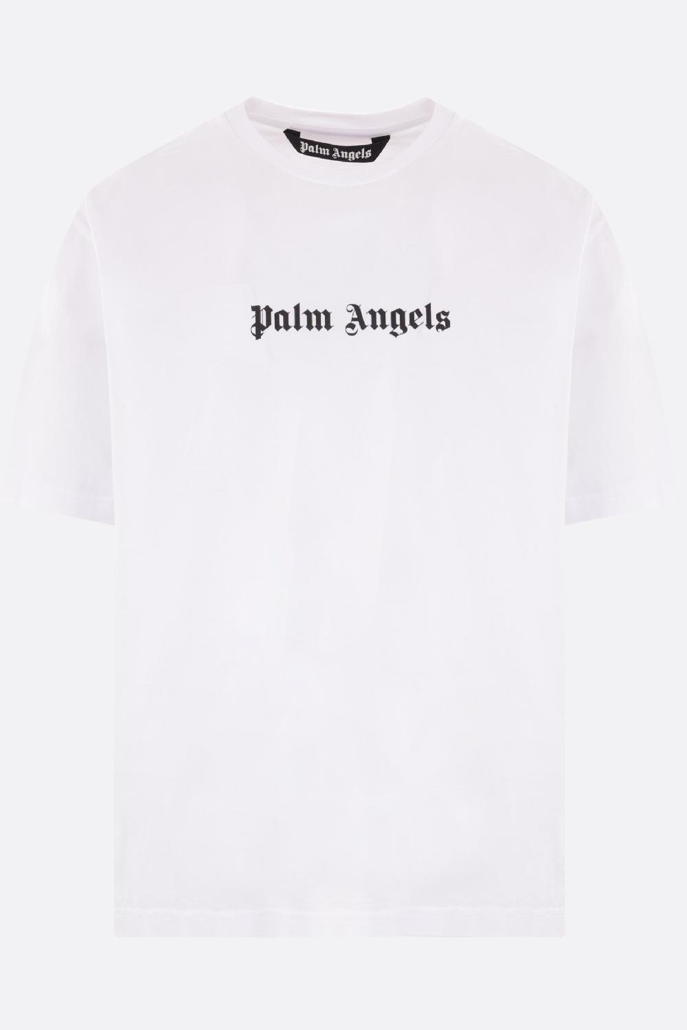 PALM ANGELS t-shirt in cotone stampa logo