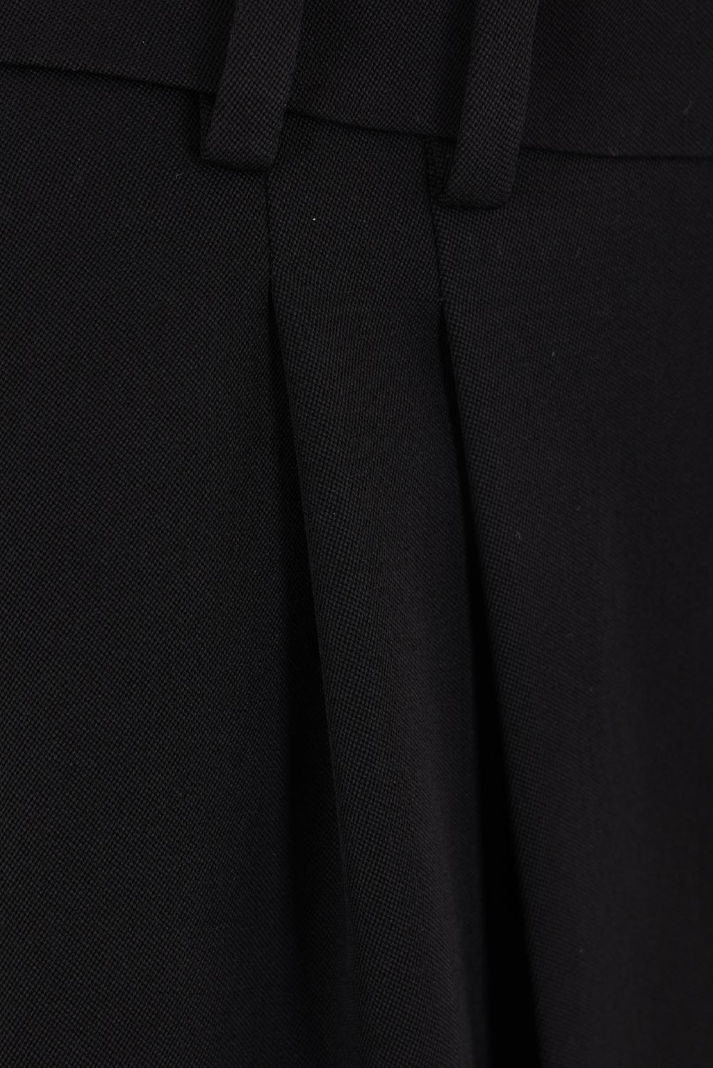 SAINT LAURENT Pantalone A Gamba Ampia In Grain De Poudre