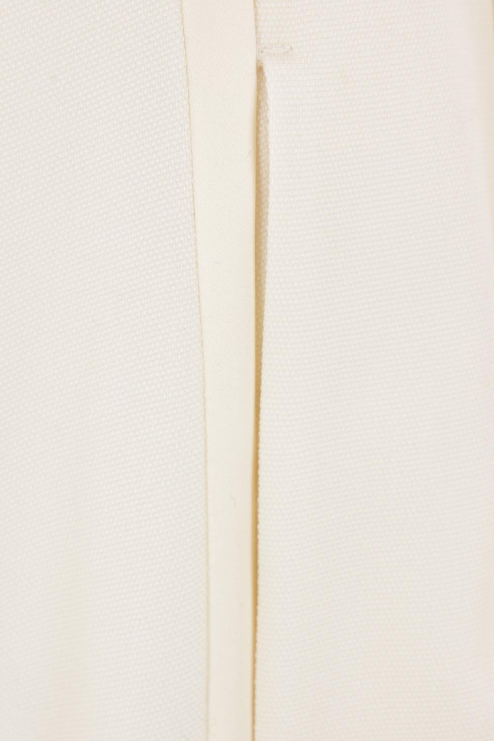 MAX MARA Pantalone A Gamba Ampia Street In Grain De Poudre