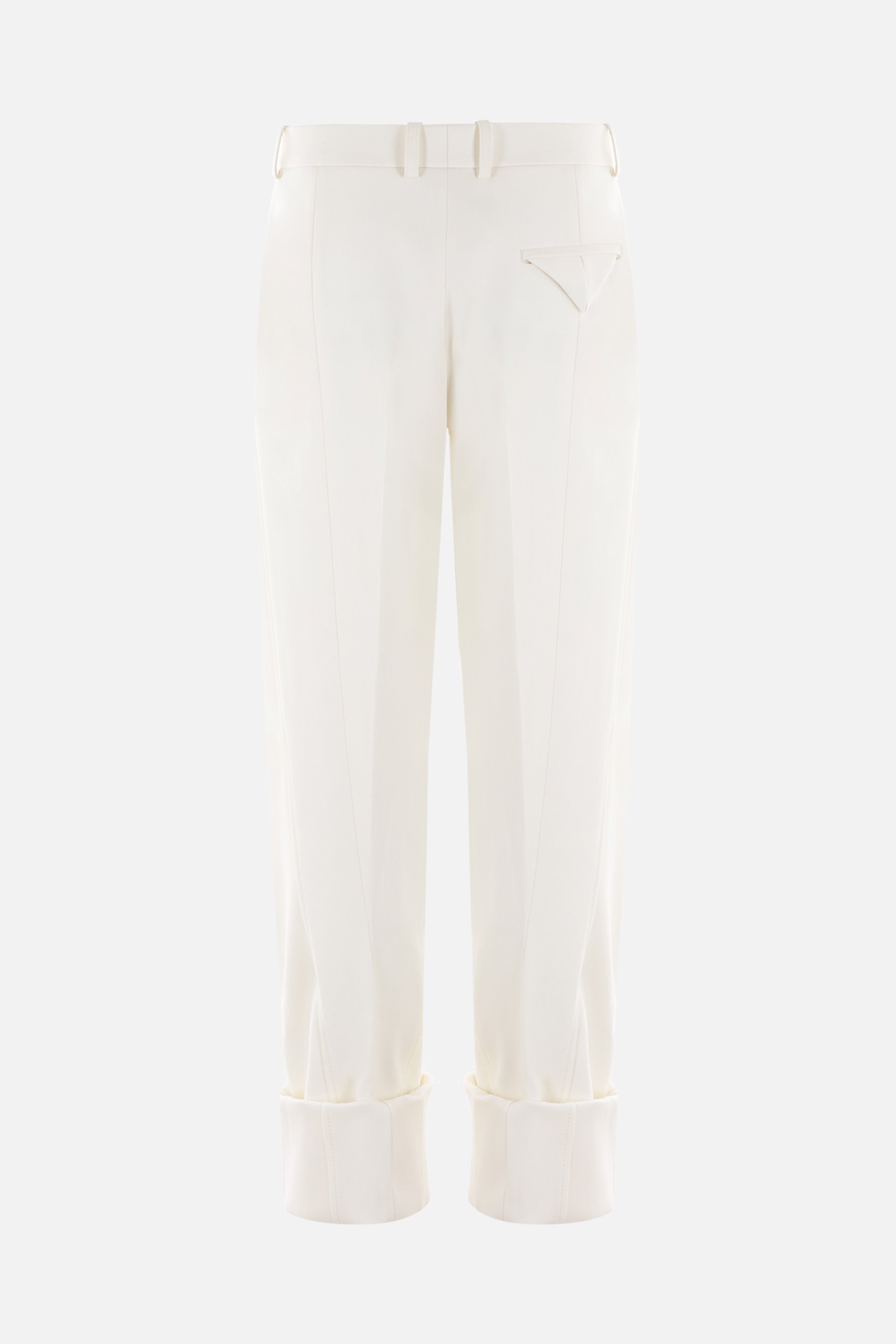 BOTTEGA VENETA Pantalone A Gamba Dritta In Grain De Poudre