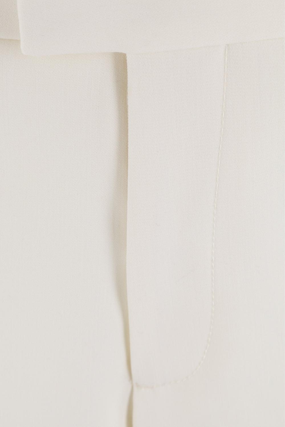 BOTTEGA VENETA Pantalone A Gamba Dritta In Grain De Poudre