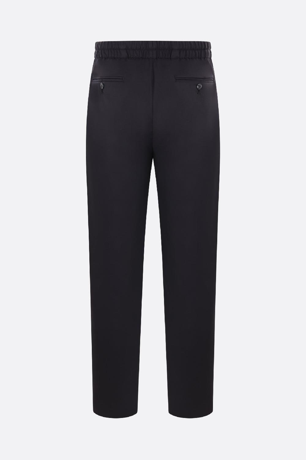 GIORGIO ARMANI Pantalone A Gamba Dritta In Lana E Cashmere