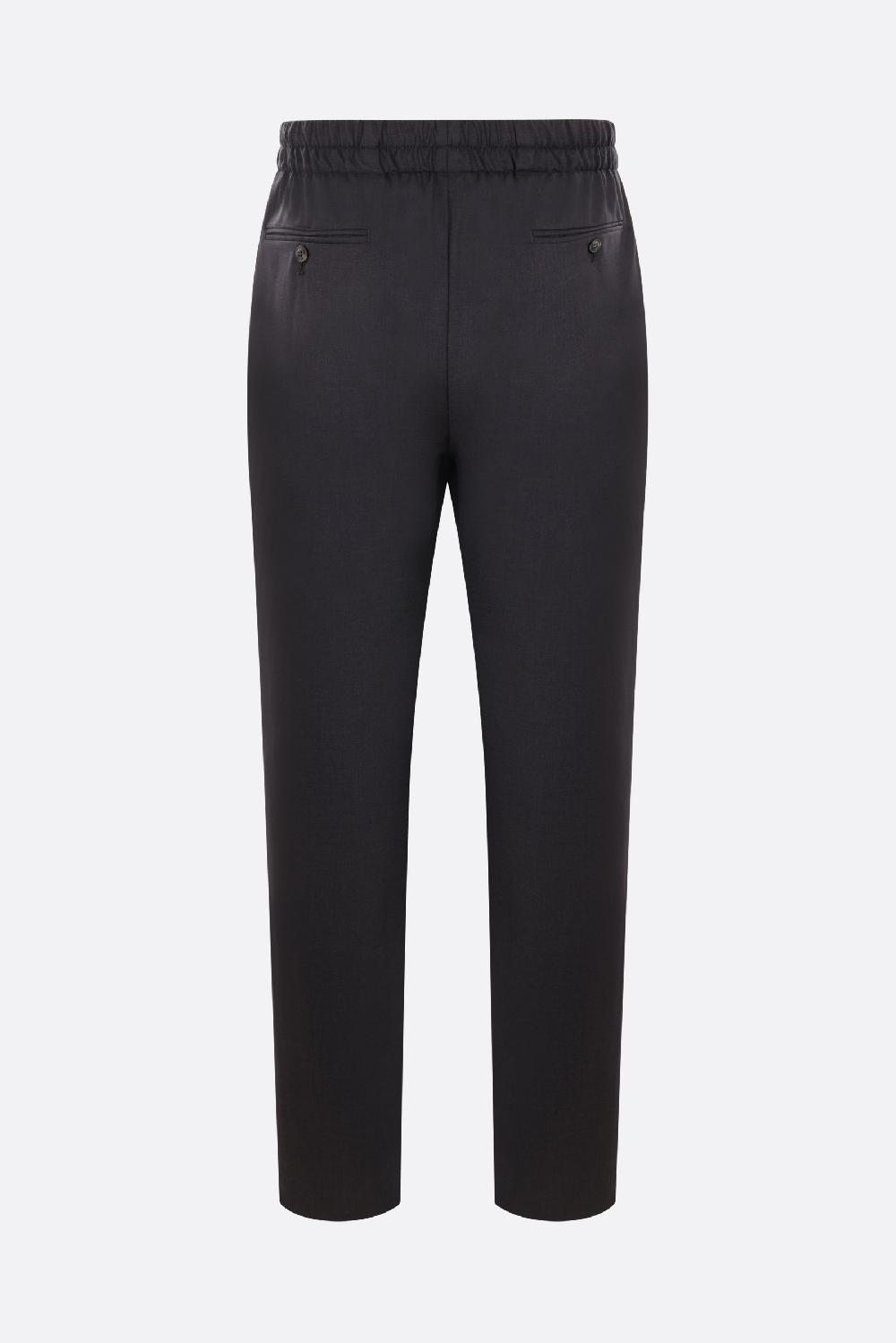 GIORGIO ARMANI Pantalone A Gamba Dritta In Lana E Cashmere