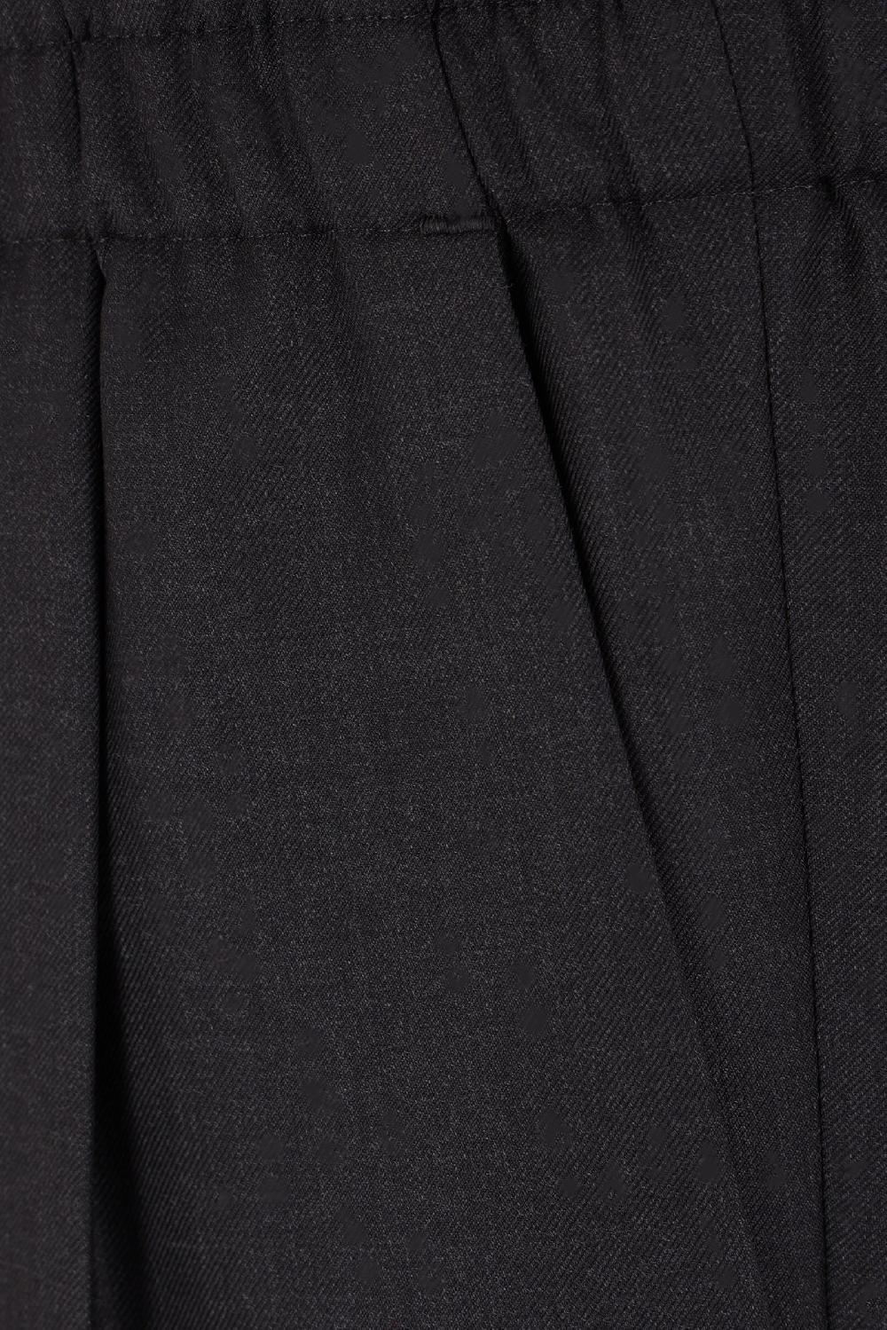 GIORGIO ARMANI Pantalone A Gamba Dritta In Lana E Cashmere