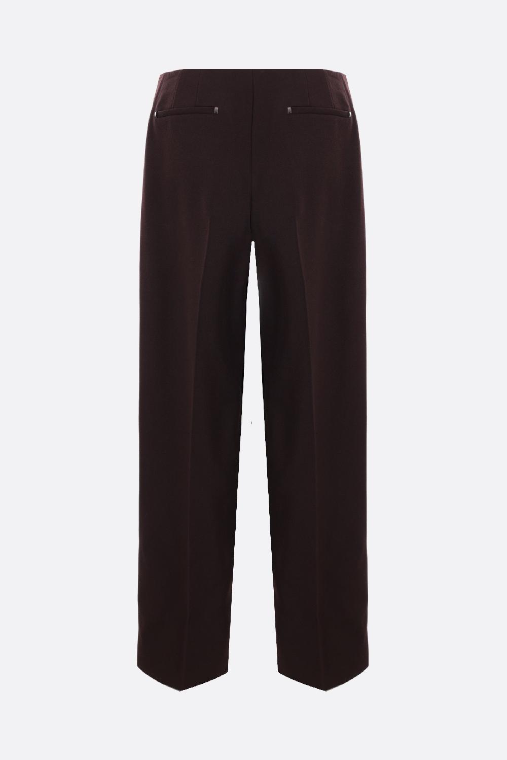 FENDI Pantalone A Gamba Dritta In Lana Grain De Podure