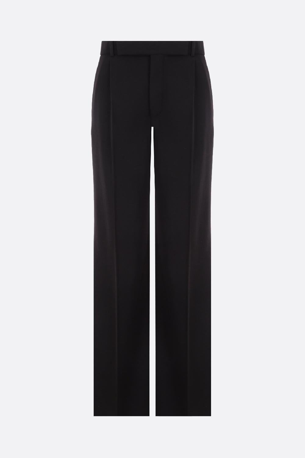 SAINT LAURENT pantalone a gamba dritta in lana responsabile