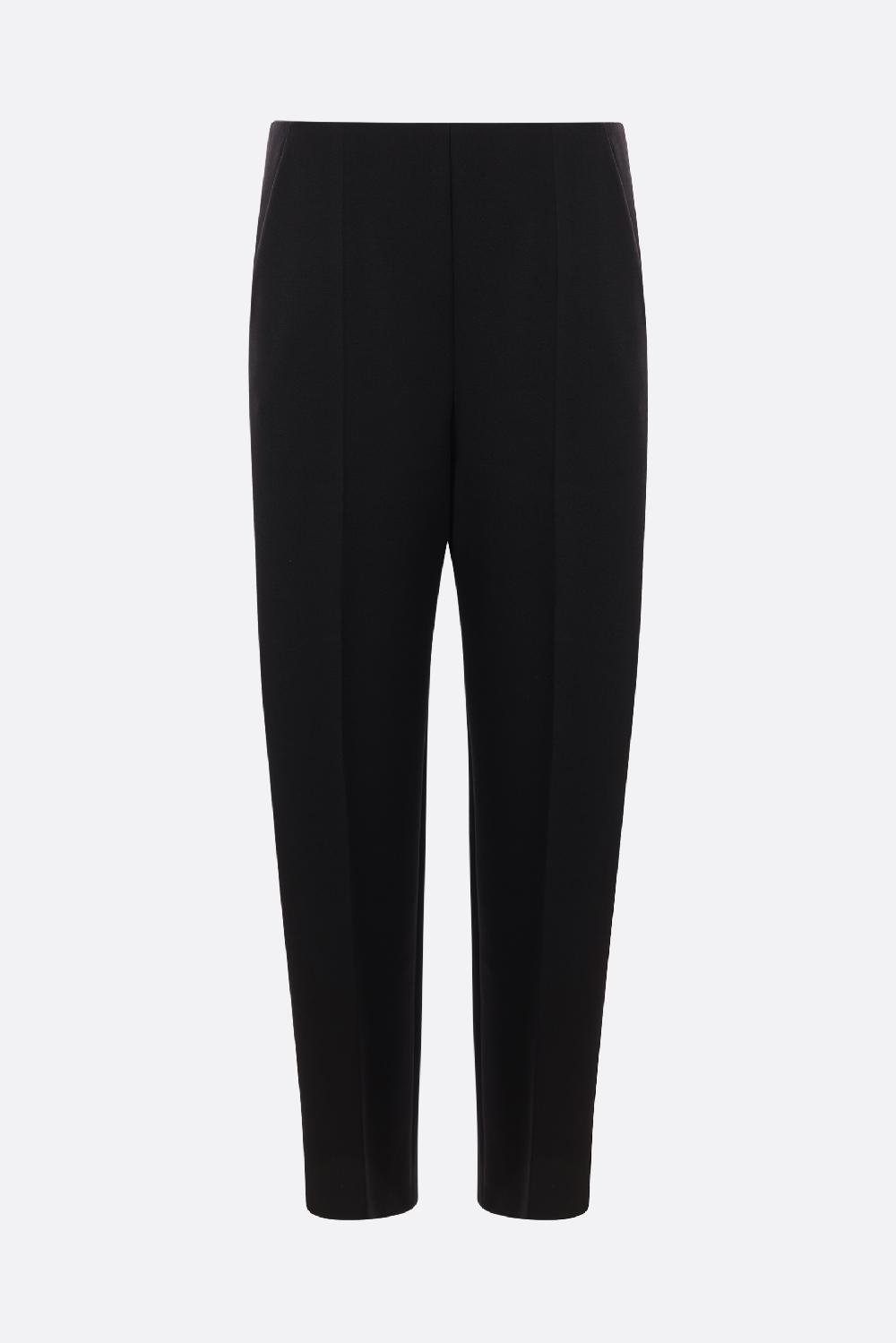 GIORGIO ARMANI Pantalone A Gamba Dritta In Lana Stretch