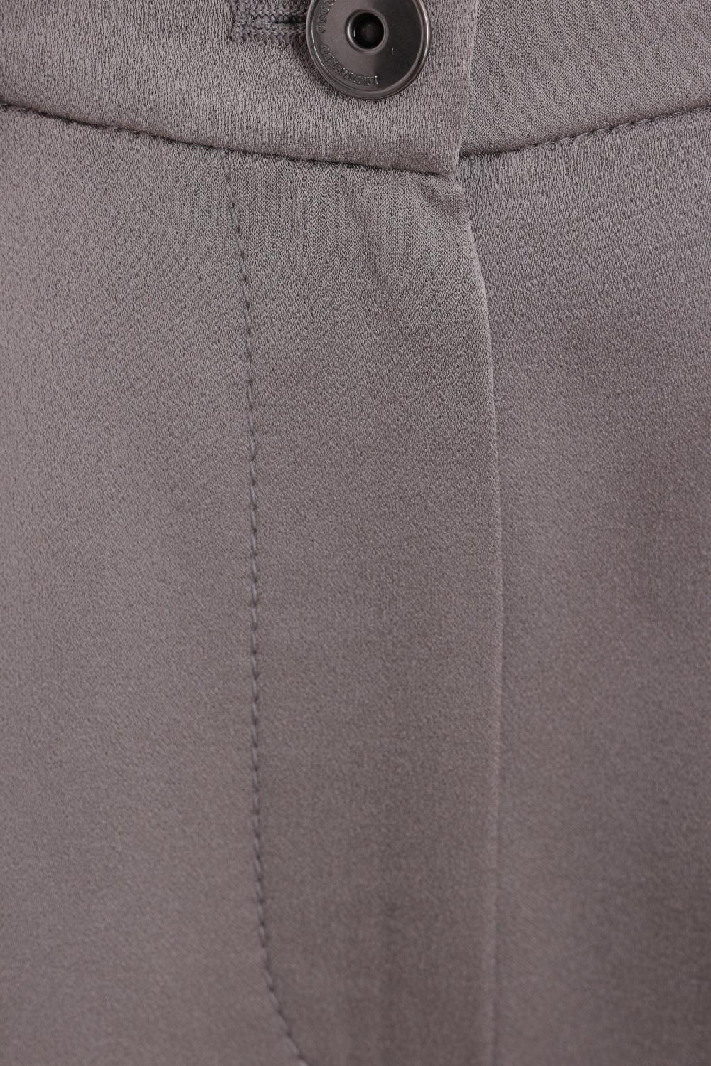 BRUNELLO CUCINELLI Pantalone A Gamba Dritta In Raso Cady Con Shiny Bartack