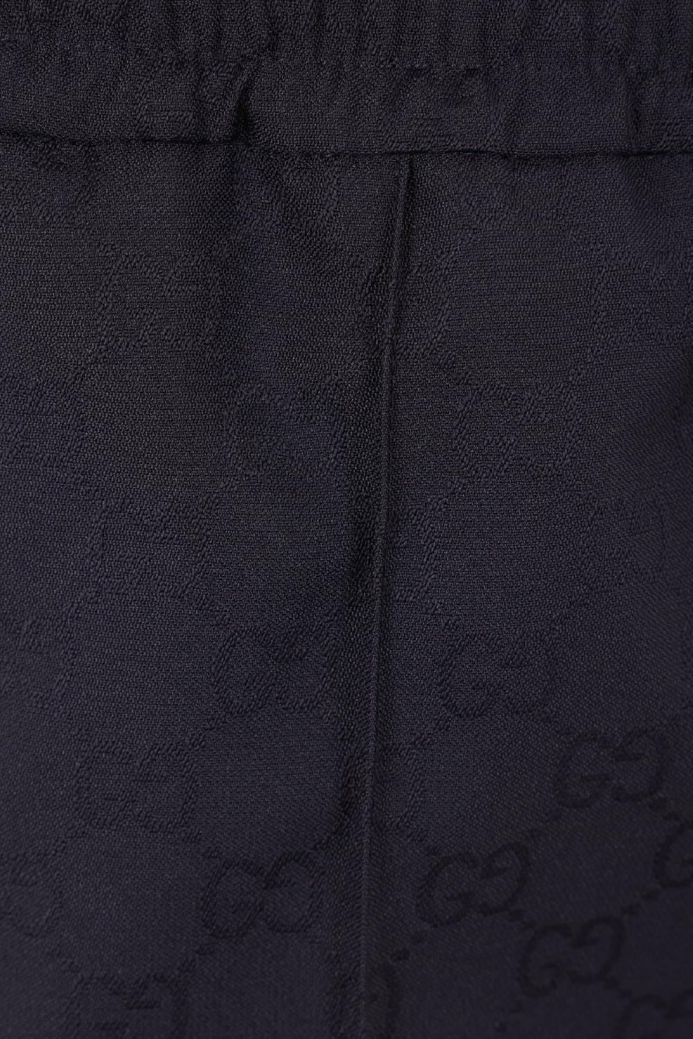 GUCCI Pantalone A Gamba Dritta In Tessuto GG Jacquard