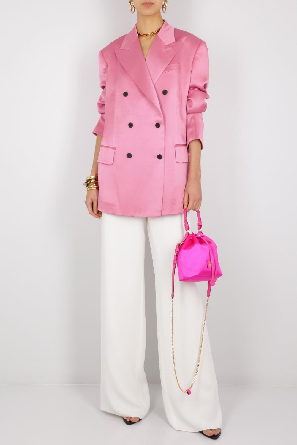 VALENTINO GARAVANI Pantalone A Gamba Larga In Cady Couture