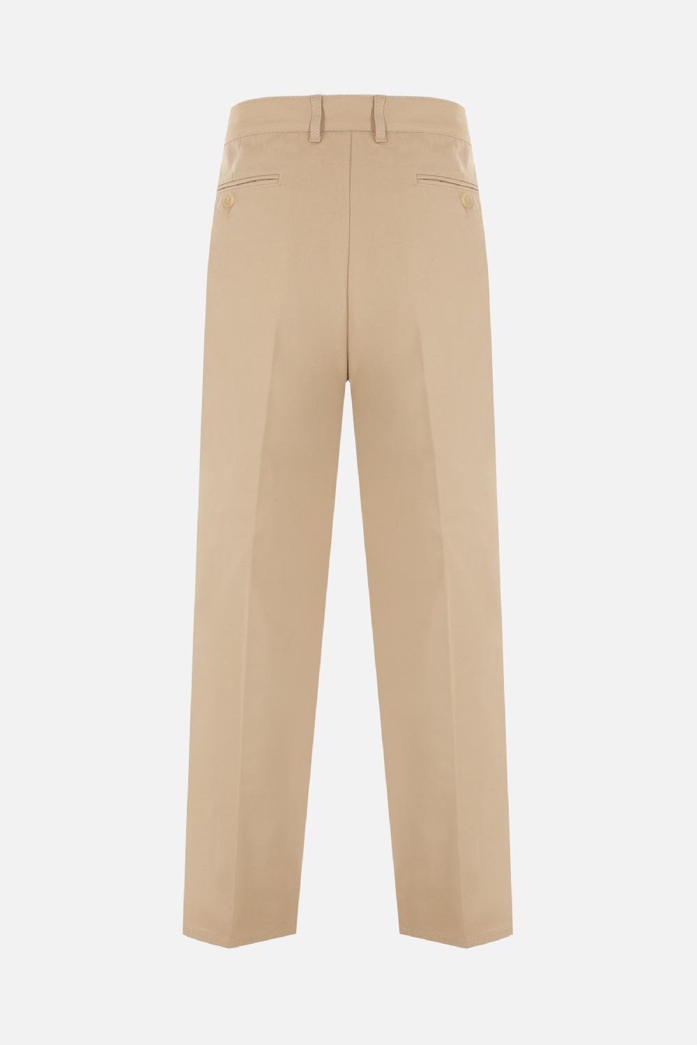 GUCCI Pantalone A Gamba Larga In Cotone Gucci S'il Vous Plait