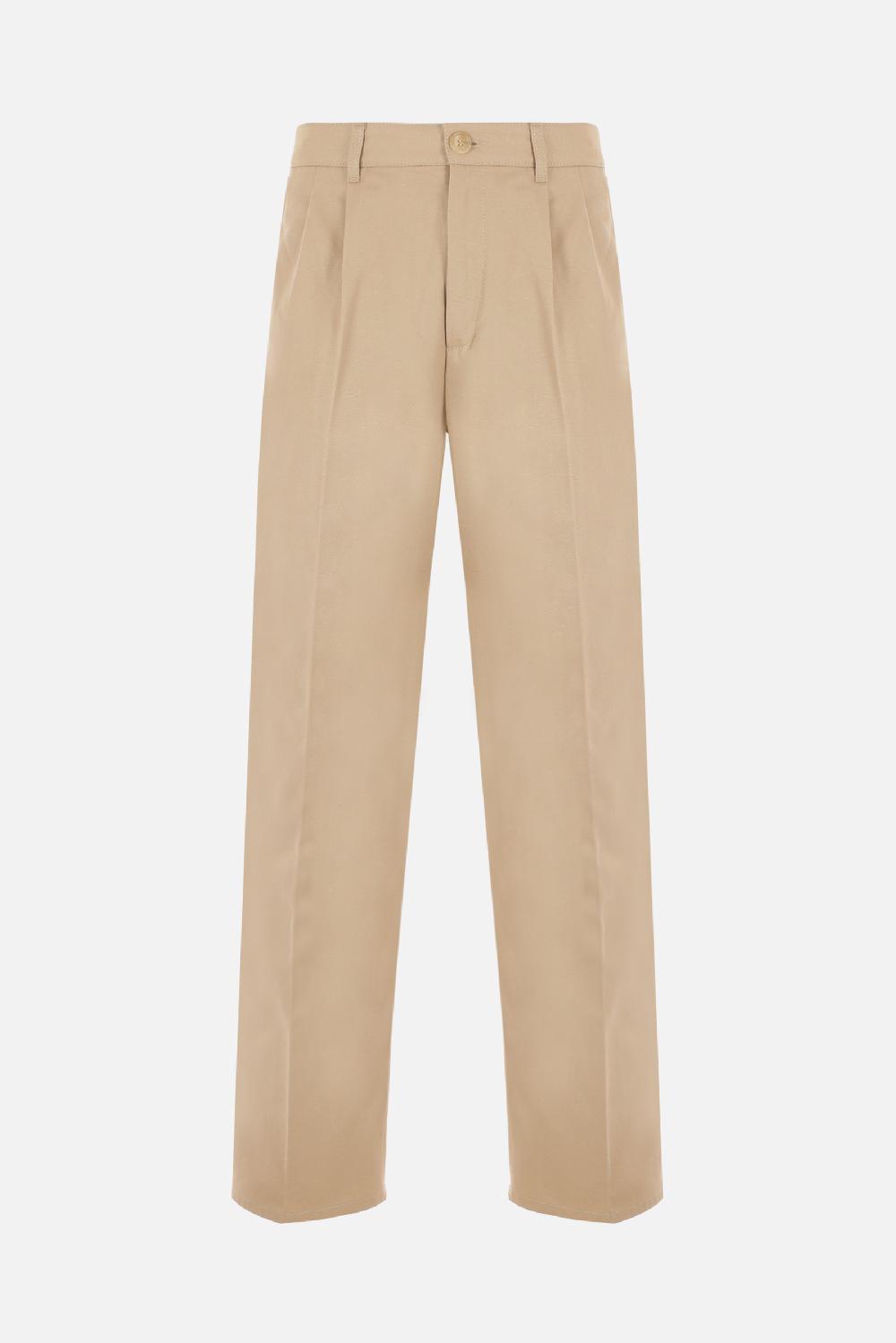 GUCCI pantalone a gamba larga in cotone Gucci s'il vous plait