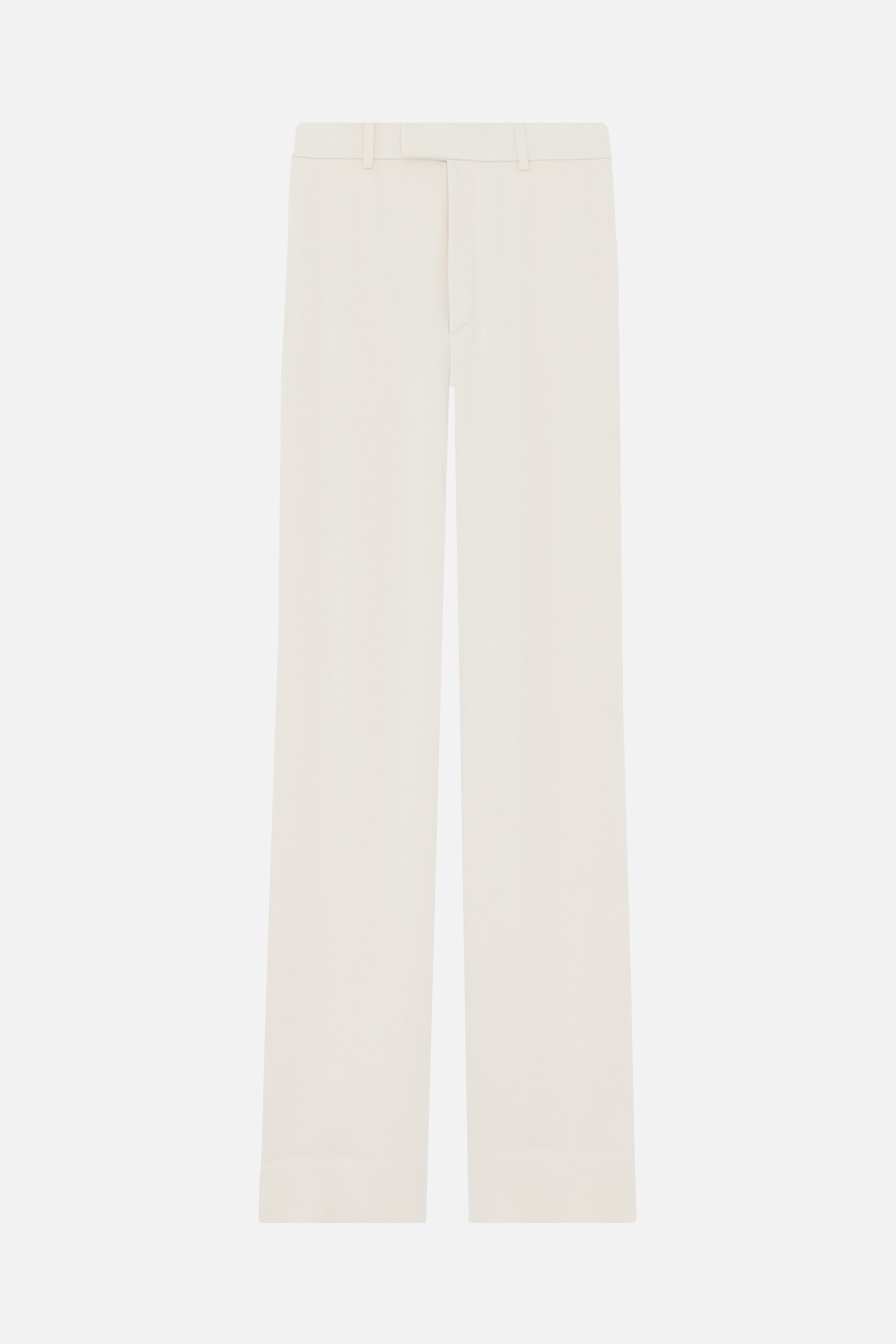 SAINT LAURENT pantalone a gamba larga in crepe envers satin