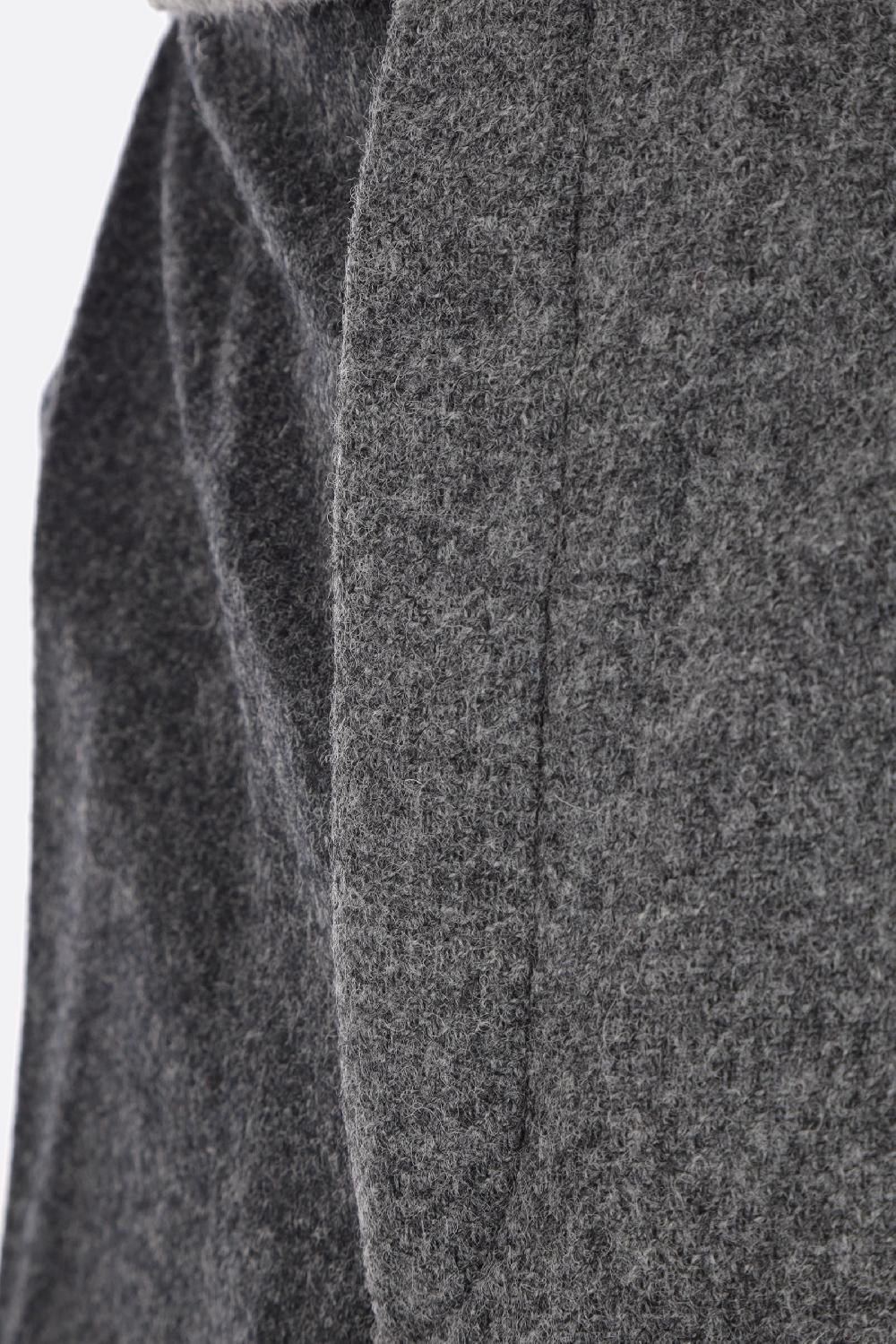 THOM BROWNE Pantalone A Gamba Larga In Lana Shetland