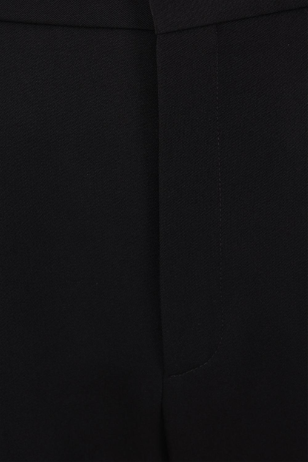 SAINT LAURENT Pantalone A Vita Alta In Grain De Poudre