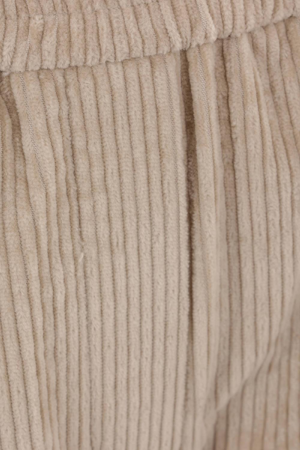 BRUNELLO CUCINELLI Pantalone Baggy Crop In Velluto A Costine