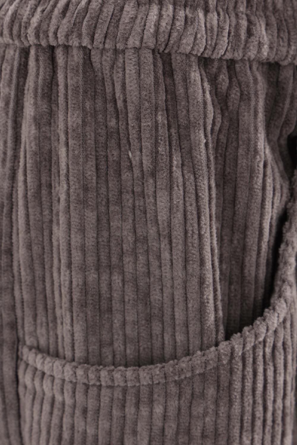 BRUNELLO CUCINELLI Pantalone Baggy Crop In Velluto A Costine