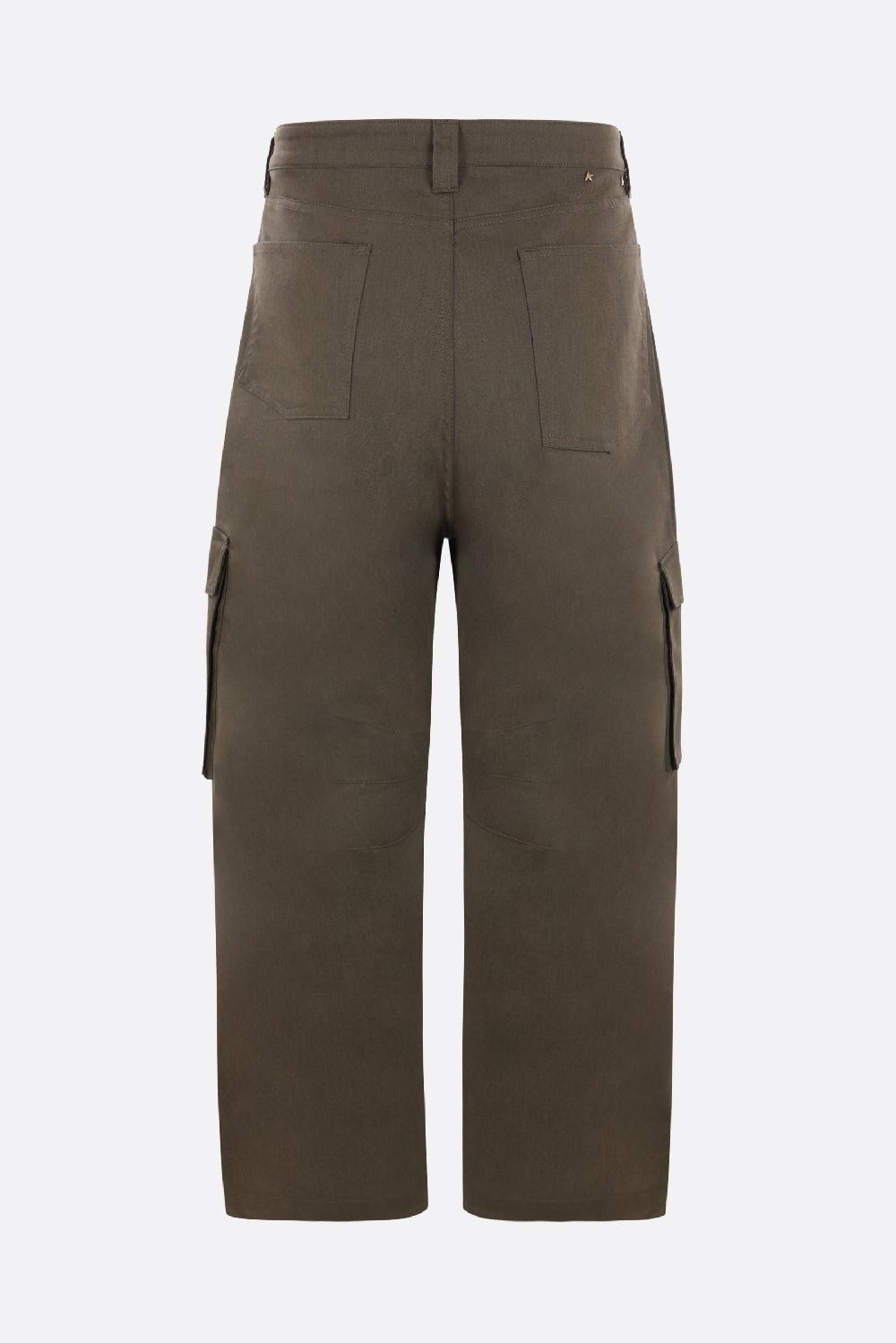 GOLDEN GOOSE DELUXE BRAND Pantalone Cargo Lentino In Misto Cotone