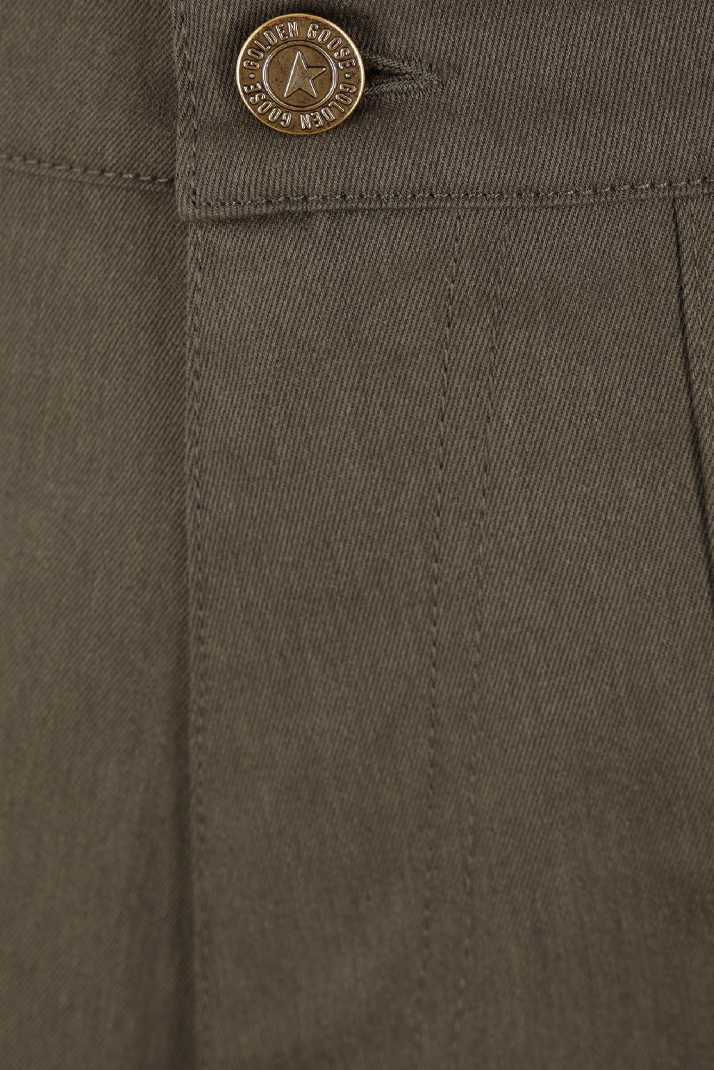 GOLDEN GOOSE DELUXE BRAND Pantalone Cargo Lentino In Misto Cotone