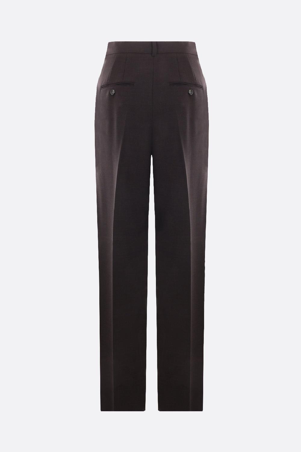 SPORTMAX Pantalone Con Pinces Felice In Lana Stretch