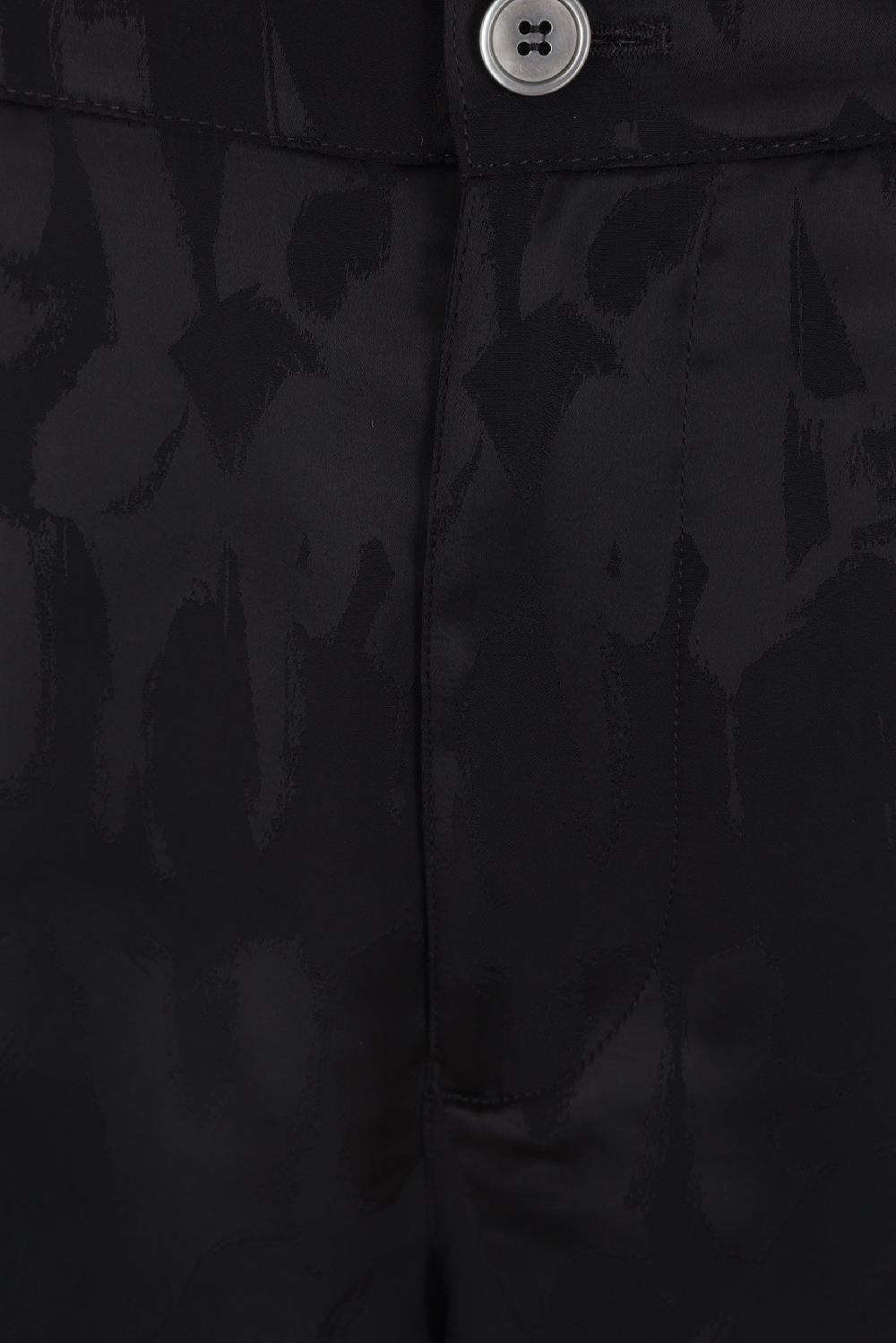 ALEXANDER McQUEEN Pantalone Corto In Viscosa Logata