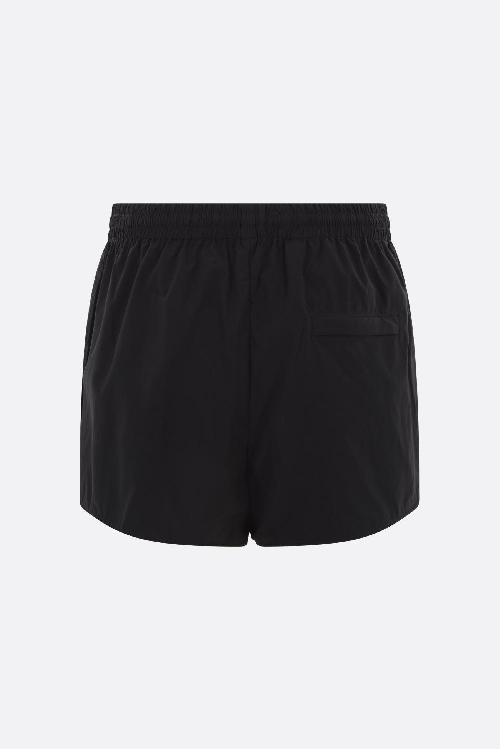 ALEXANDER WANG Pantalone Corto Jogging In Nylon Stampa Logo Puff