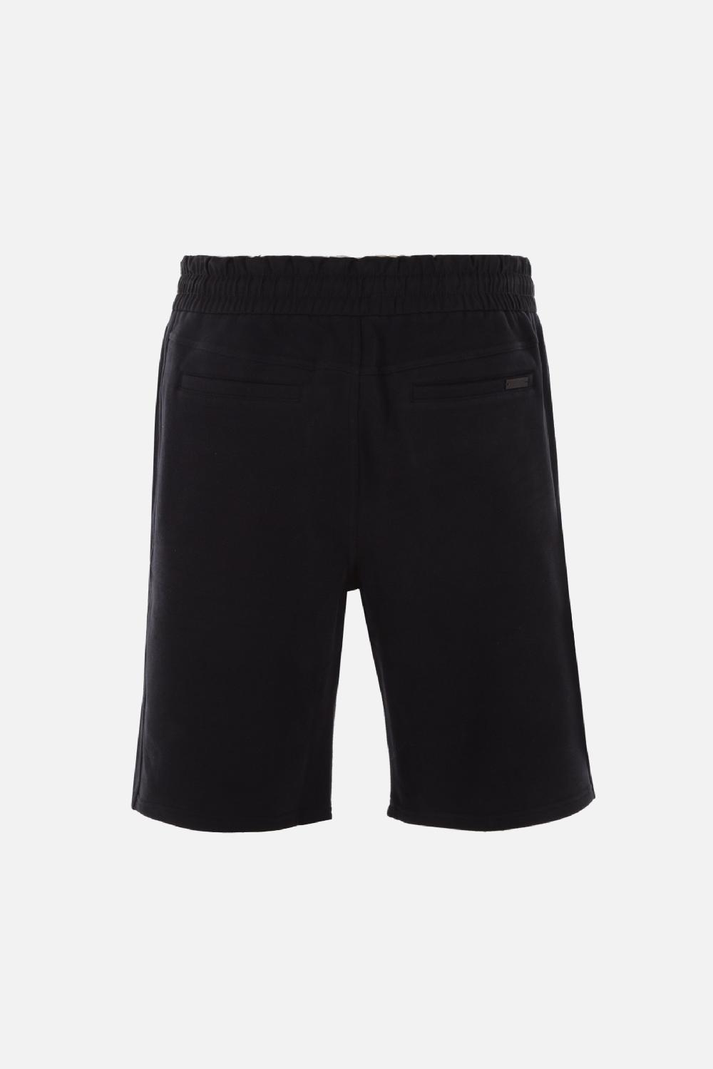 SAINT LAURENT Pantalone Corto Jogging Oversize In Pile Ricamo Logo