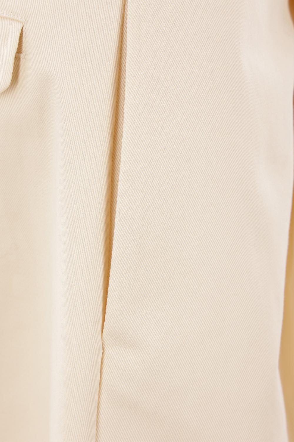 SIMONE ROCHA Pantalone Cropped A Gamba Larga In Drill