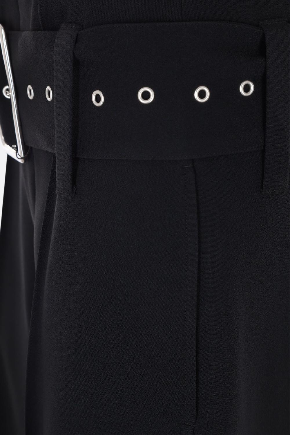 10 CORSO COMO Pantalone Cropped A Gamba Larga In Jersey