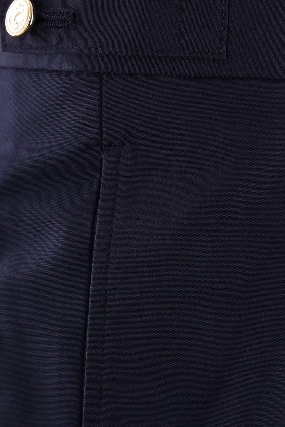 THOM BROWNE Pantalone Cropped In Grain De Poudre Tecnico