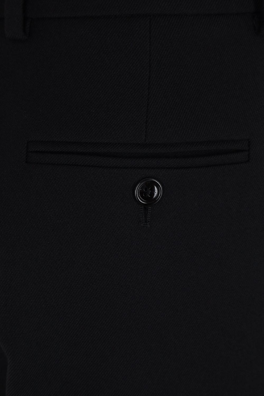 GUCCI Pantalone In Lana A Gamba Larga Exquisite Rockstar