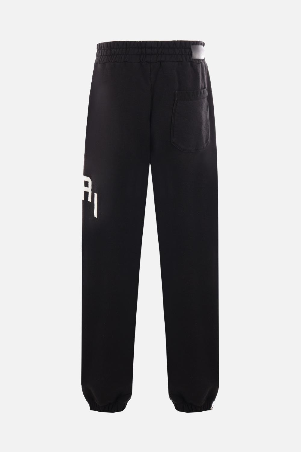 AMIRI Pantalone Jogging Hockey In Jersey Con Patch Logo