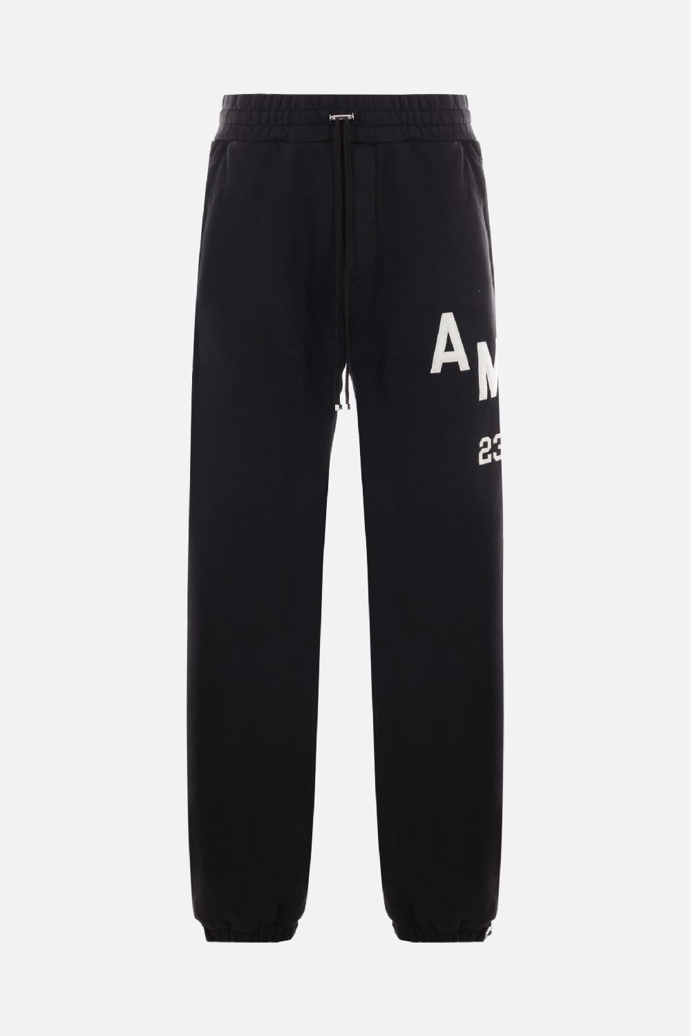 AMIRI pantalone jogging Hockey in jersey con patch logo