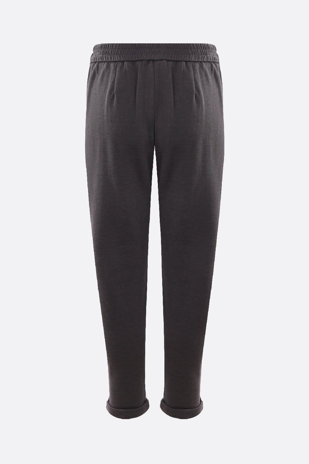 BRUNELLO CUCINELLI Pantalone Jogging In Cotone E Seta