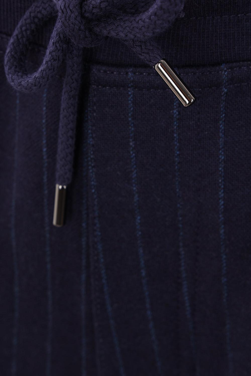 BRUNELLO CUCINELLI Pantalone Jogging In Felpa Double Gessato