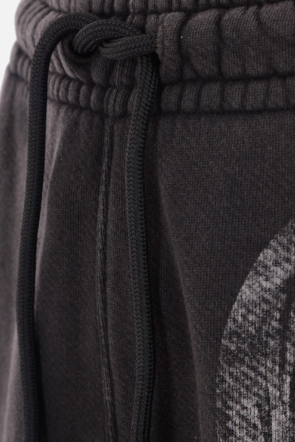 OFF WHITE Pantalone Jogging In Jersey Stampa S. Matthew