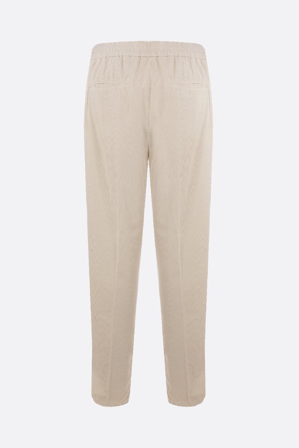 BRUNELLO CUCINELLI Pantalone Leisure-fit In Velluto A Coste