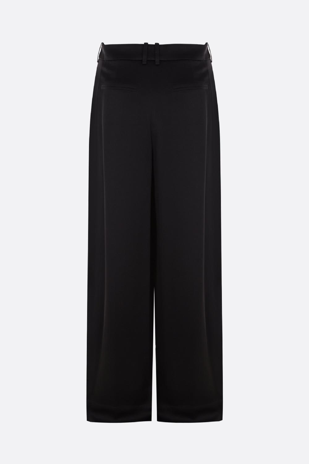 SAINT LAURENT Pantalone Oversize In Crepe Envers Satin