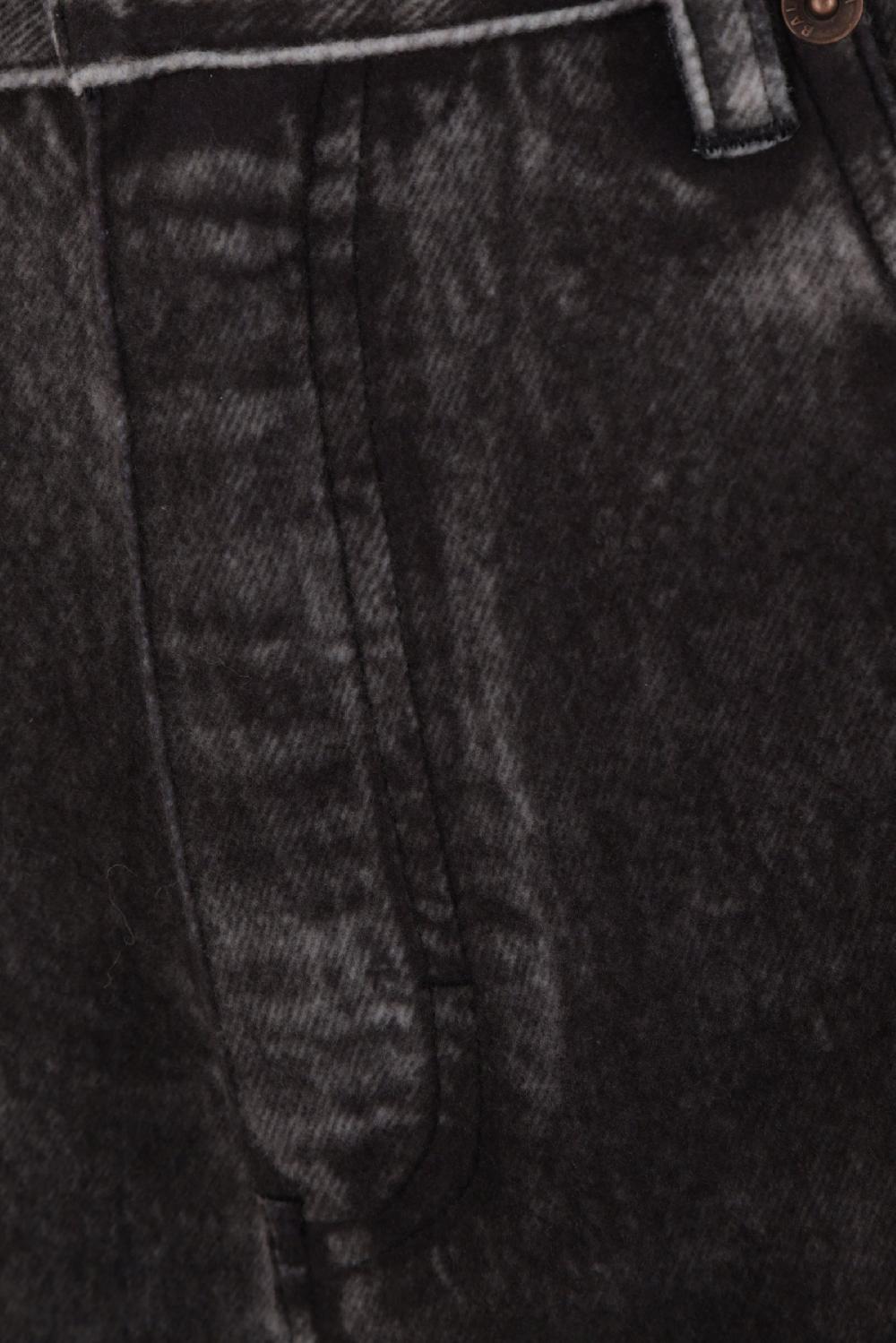 BALENCIAGA Pantalone Oversize In Pile Trompe L'œil