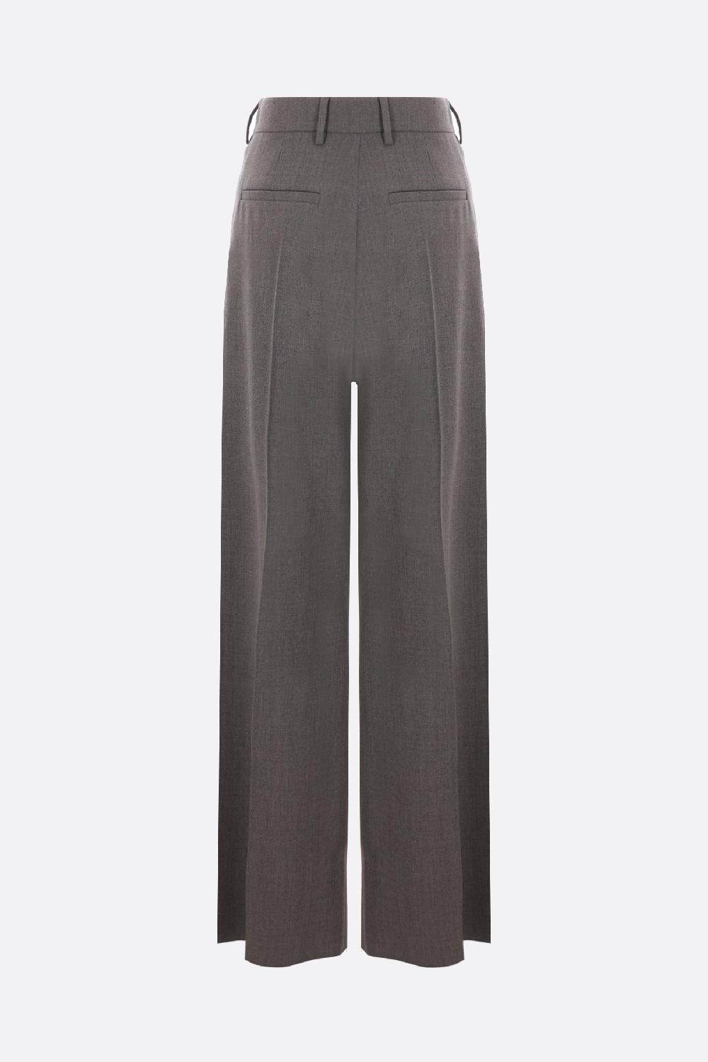 VALENTINO GARAVANI Pantalone Palazzo In Active Gabardine