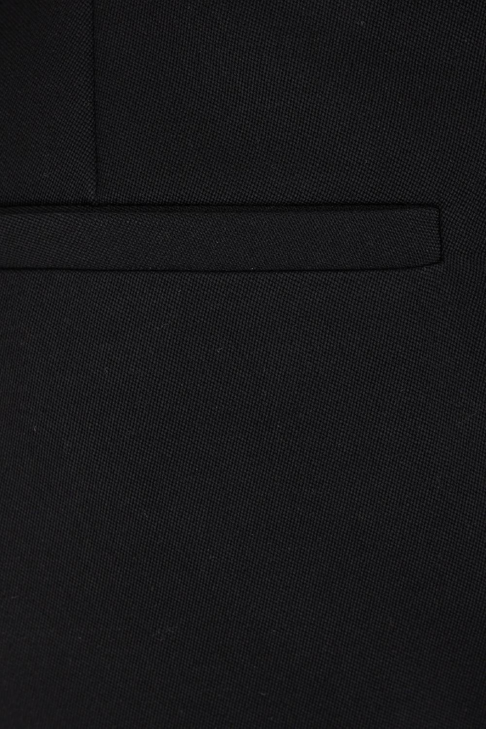 SAINT LAURENT Pantalone Smoking A Vita Alta In Grain De Poudre